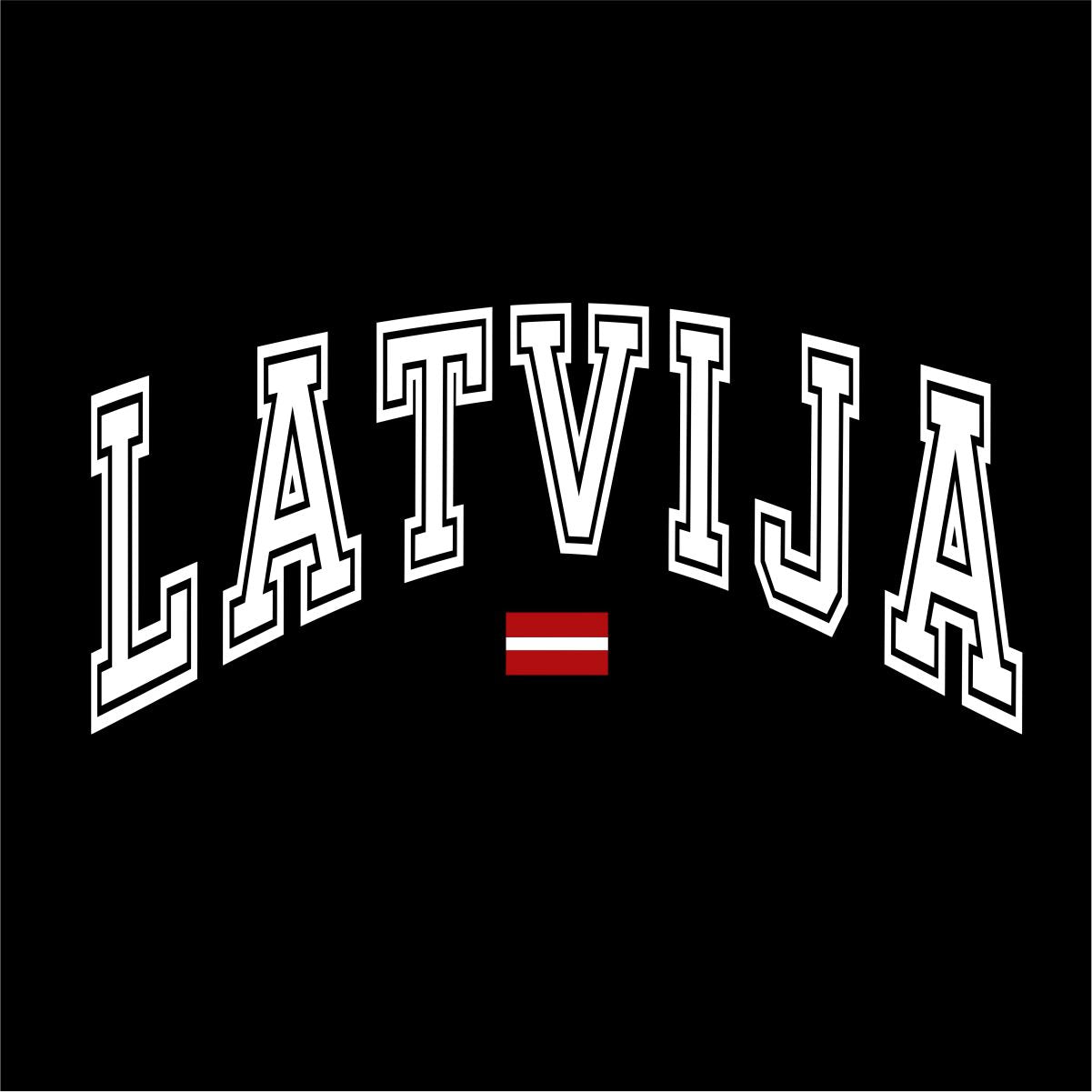 Melni UNISEX krekli "Mana valsts"