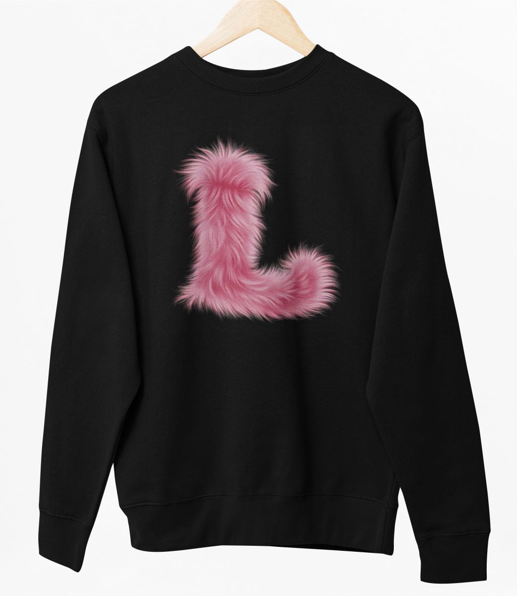 Svart UNISEX tröja “L Buchstabe”
