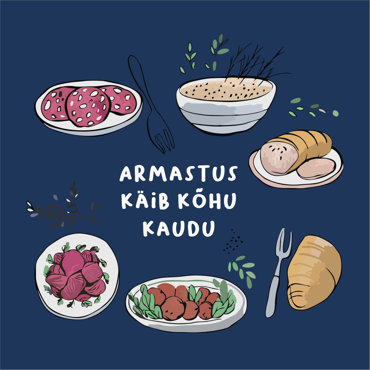 Sinine pusaer ilma kapuutsita "Armastus"