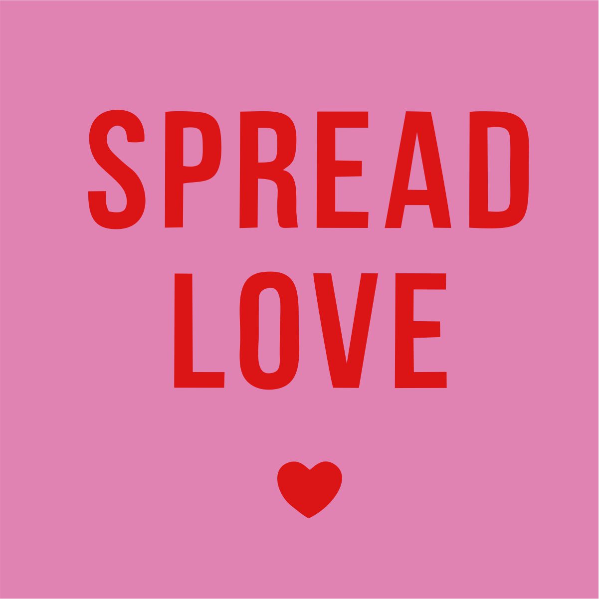 Rosa UNISEX T-shirt “Spread love”