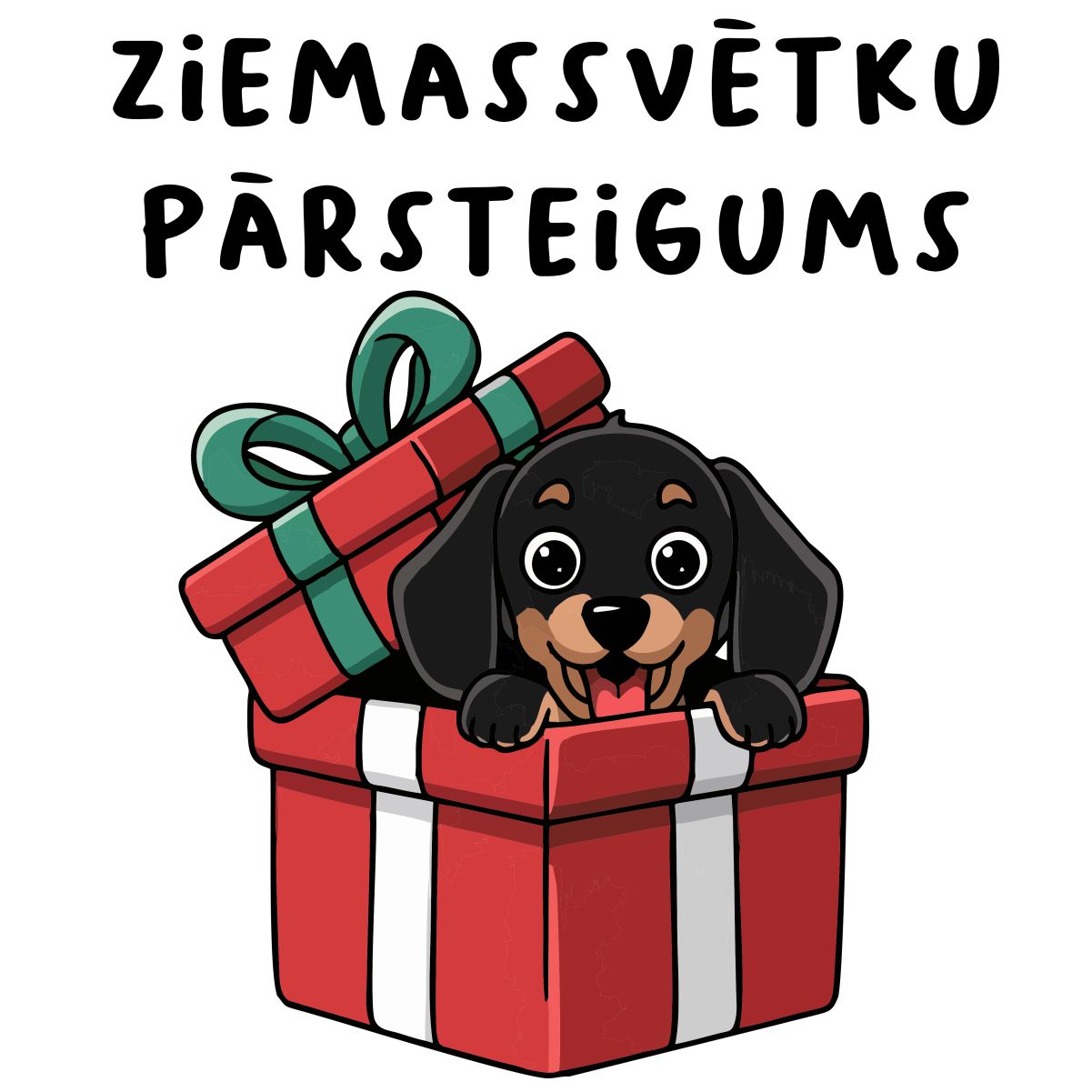 Balti UNISEX krekli "Ziemassvētku pārsteigums"