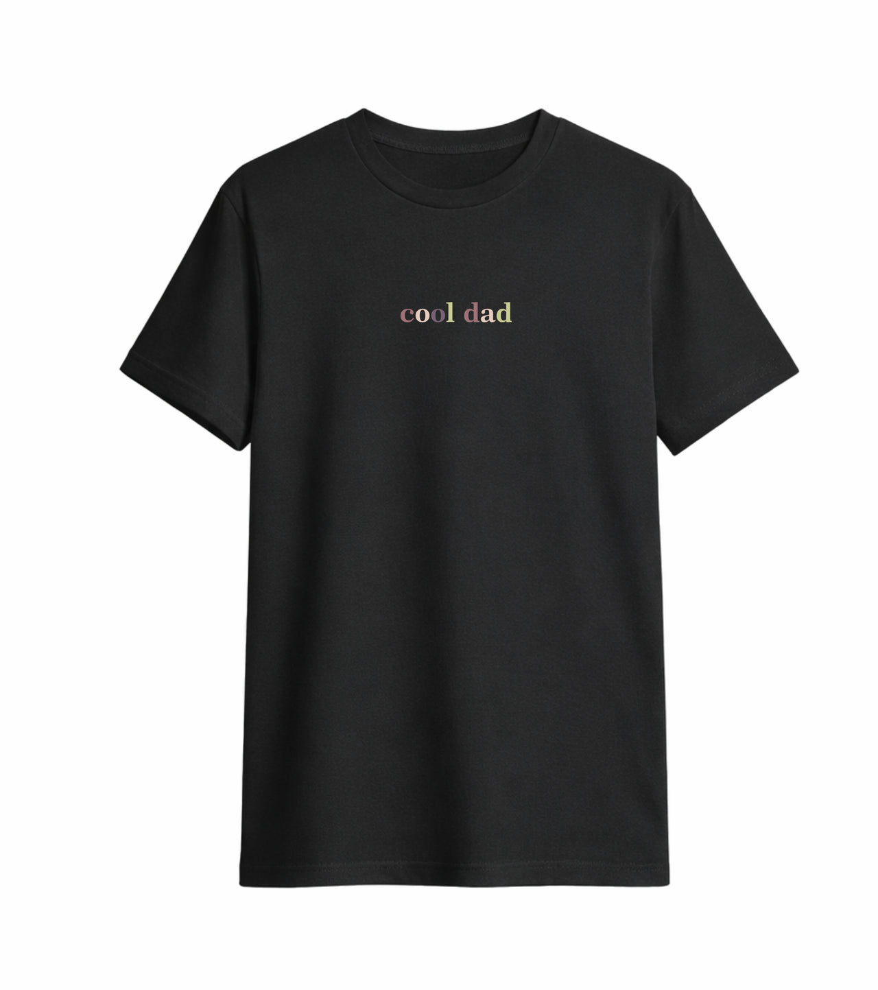 JUODI KLASIKINIAI MARŠKINĖLIAI "COOL DAD"