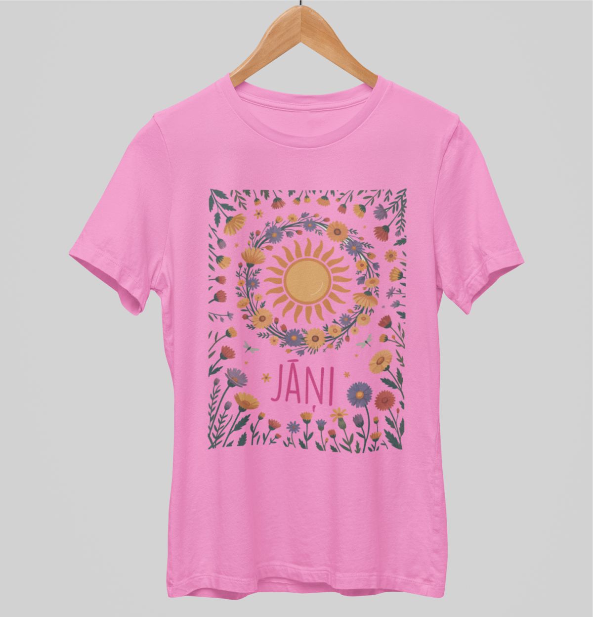 Rozā UNISEX krekli "Mūsu svētki"