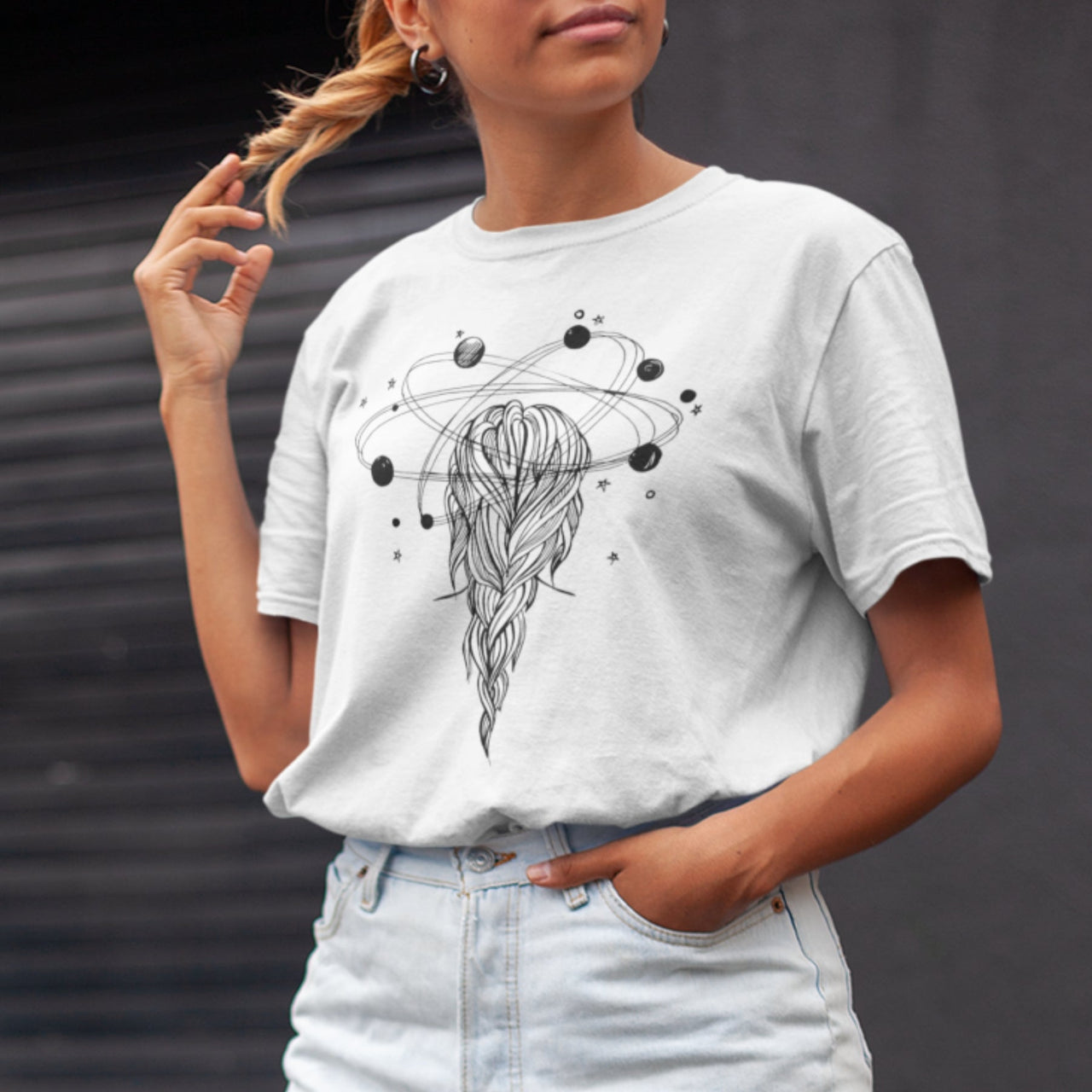 Valge UNISEX T-särk Unistus