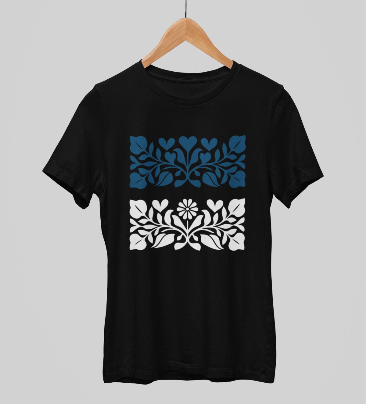 Mustad UNISEX T-särgid "Eesti mustrid"