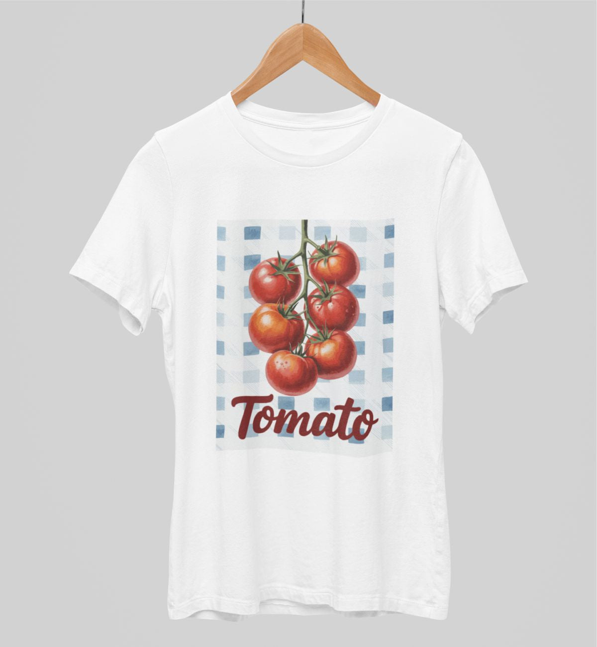 Valkoiset unisex T-paidat "Tomato"