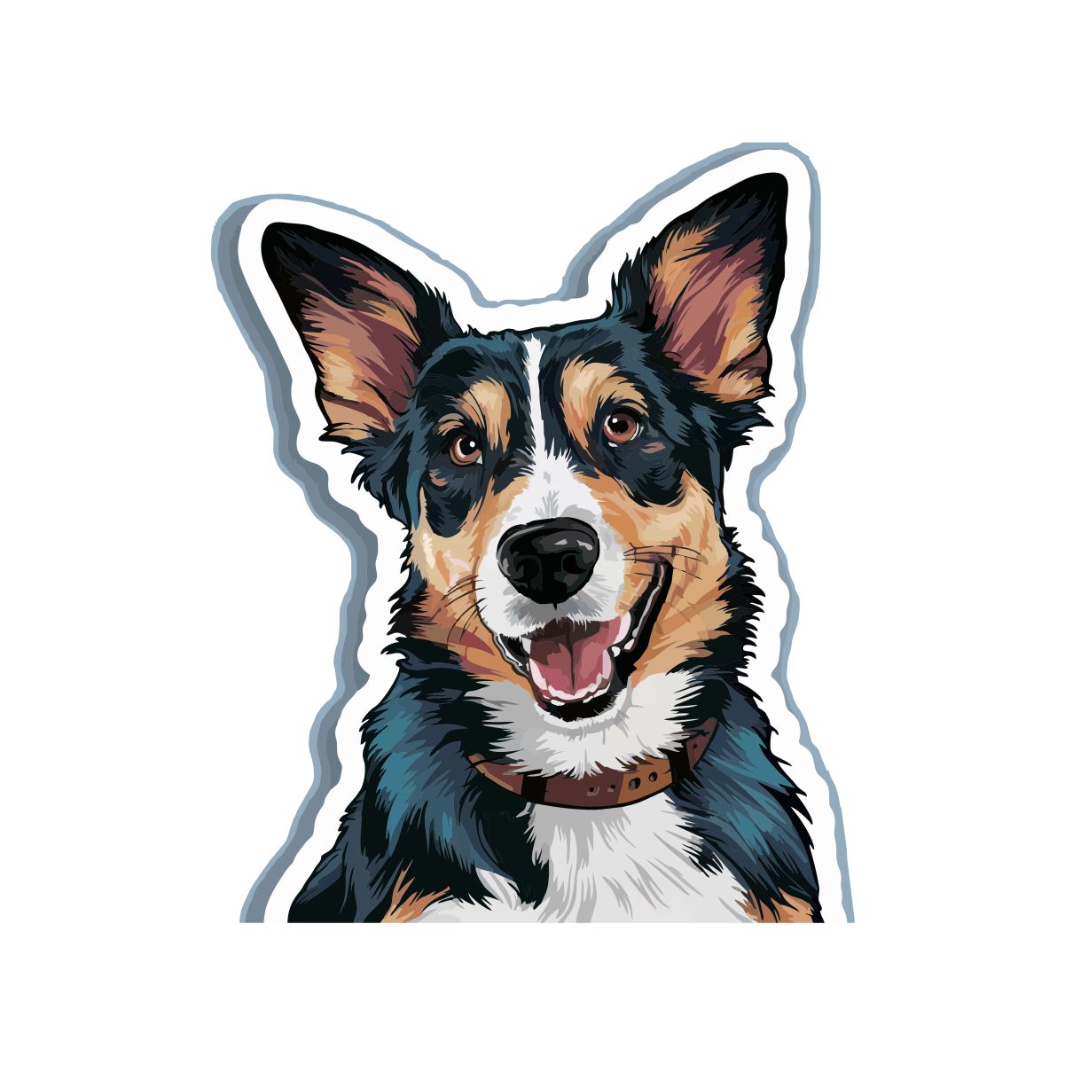 Biała UNISEX koszulka "Nowozelandzki Pies Pracujący" (Wyprodukowany towar)