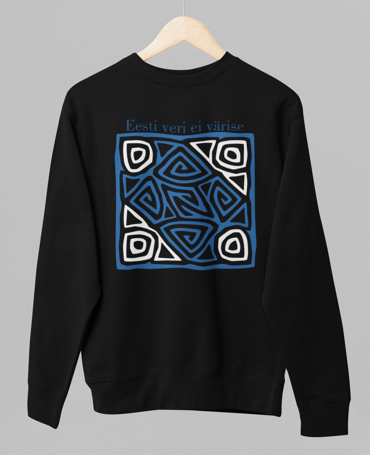 Must pusaer ilma kapuutsita "Eesti veri ei värise"