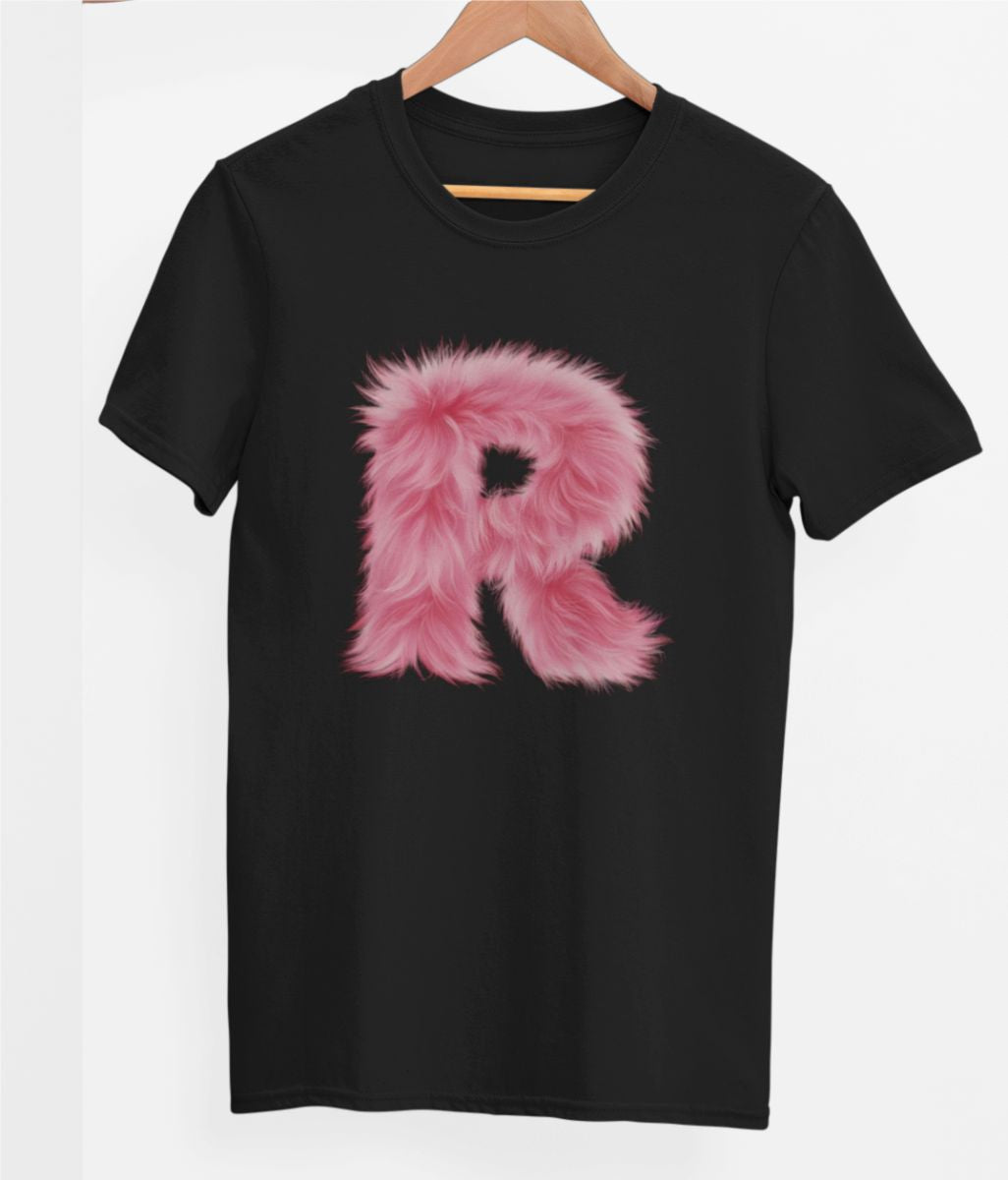 Mustad UNISEX T-särgid "R täht"