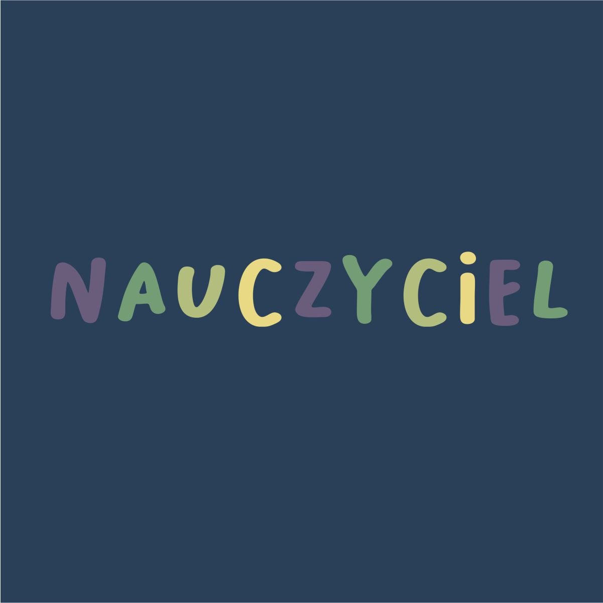 Niebieska UNISEX bluza "Nauczyciel" (Wyprodukowany towar)