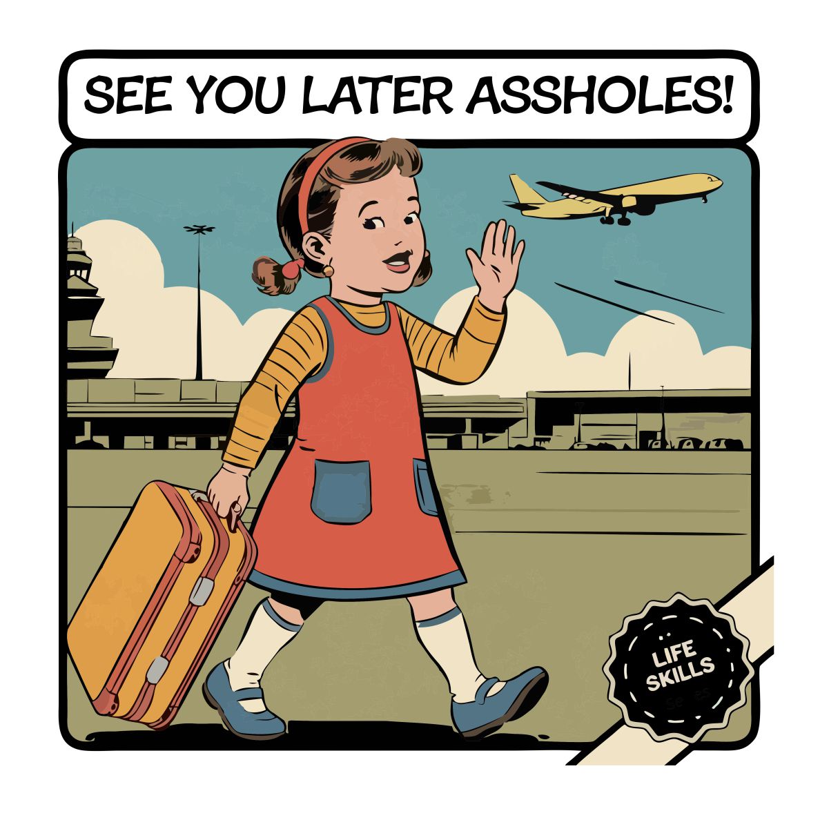 Vit UNISEX T-shirt “See you later”