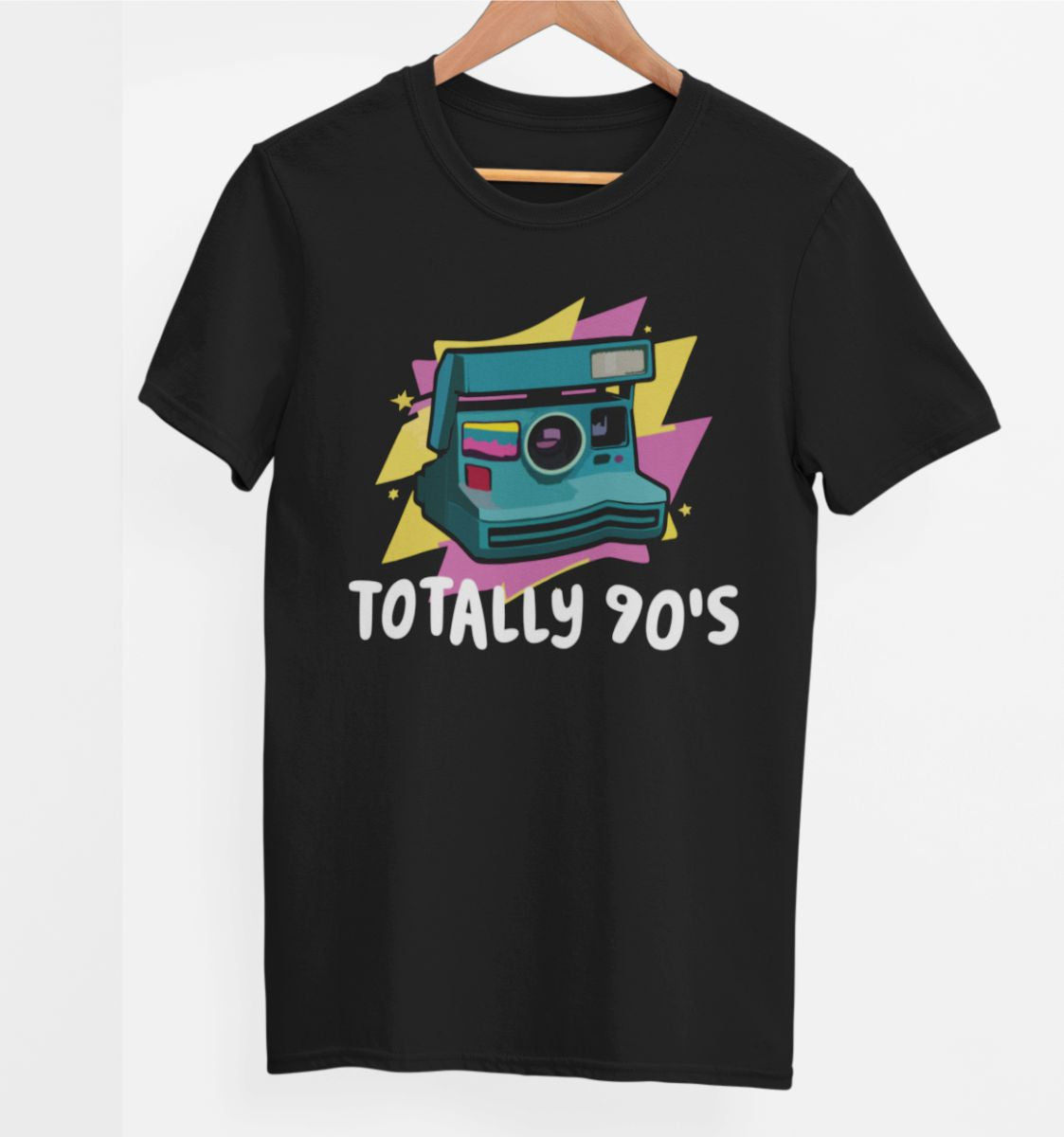 Svart UNISEX T-shirt ”Totally 90's”