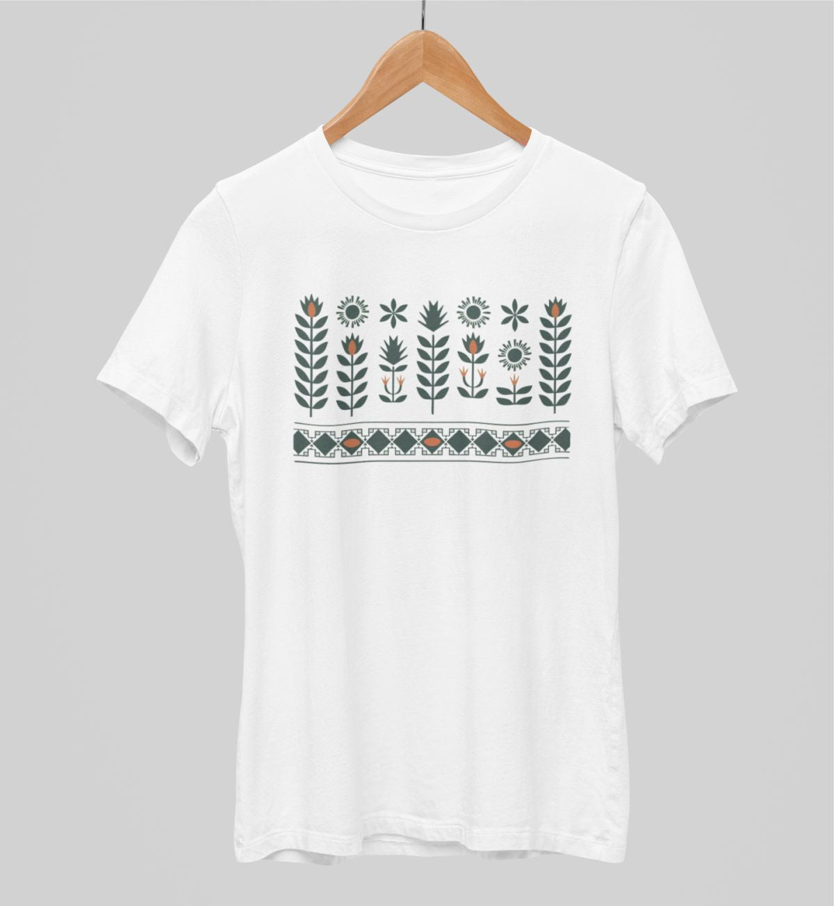 Balti UNISEX krekli "Tautas saknes"