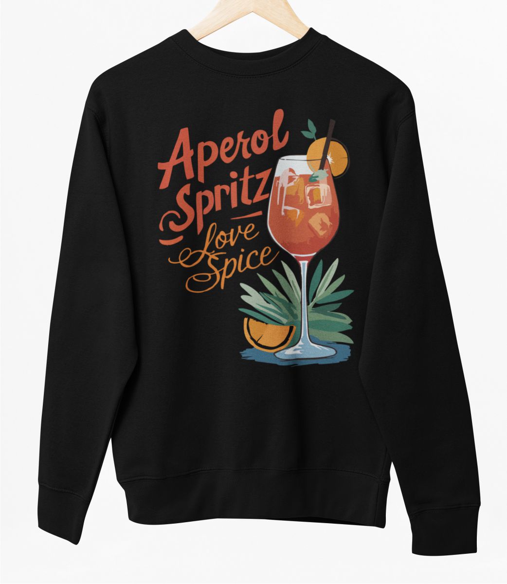 Svart UNISEX tröja “Aperol”