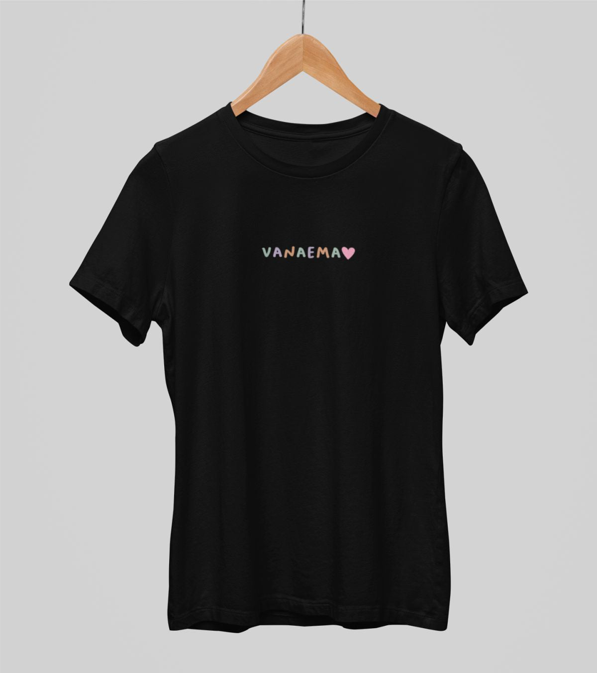 Mustad UNISEX T-särgid "Värviline vanaema"