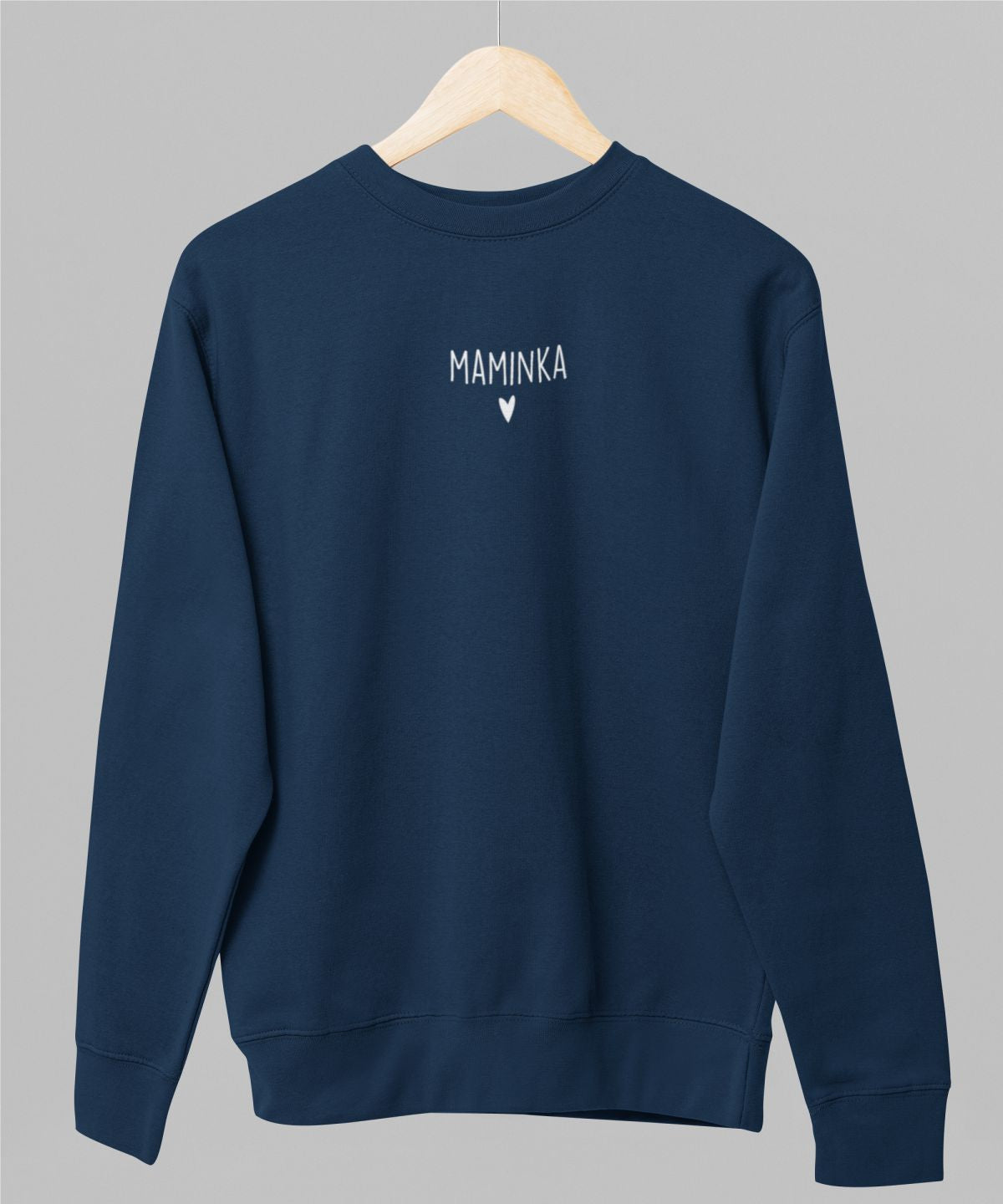 Modrá unisex mikina "Maminka"