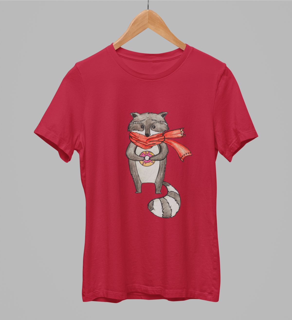 Punane UNISEX T-särgid "Mäger"