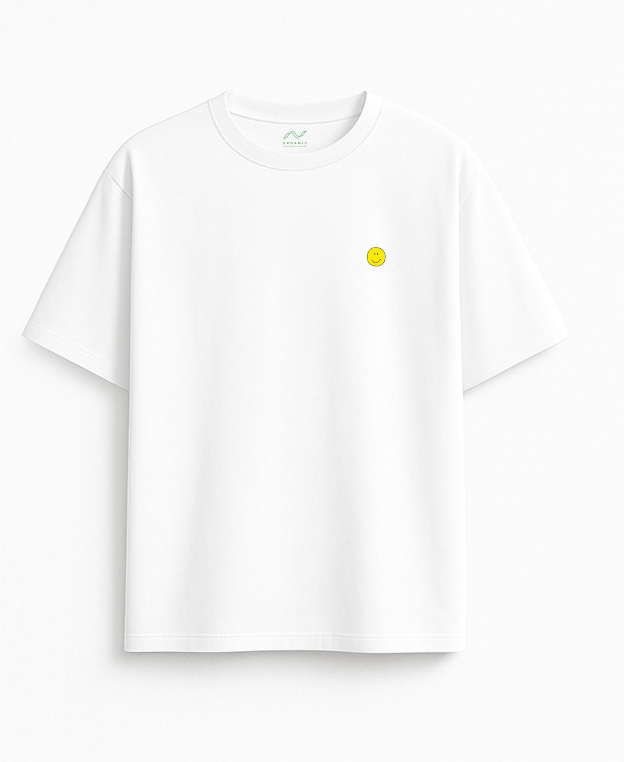Oversized white T-shirt "Mental health"