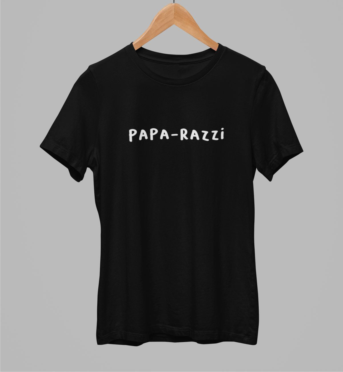 Mustad UNISEX T-särgid "Papa - razzi"