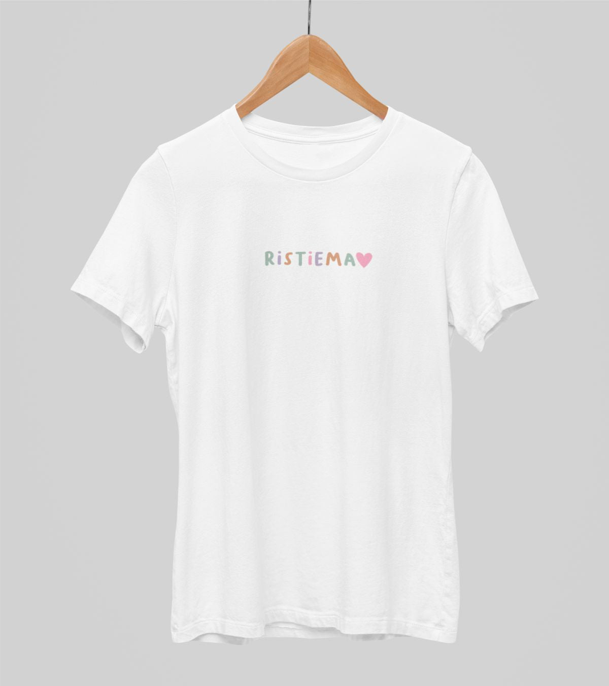 Valged UNISEX T-särgid "Värviline ristiema"