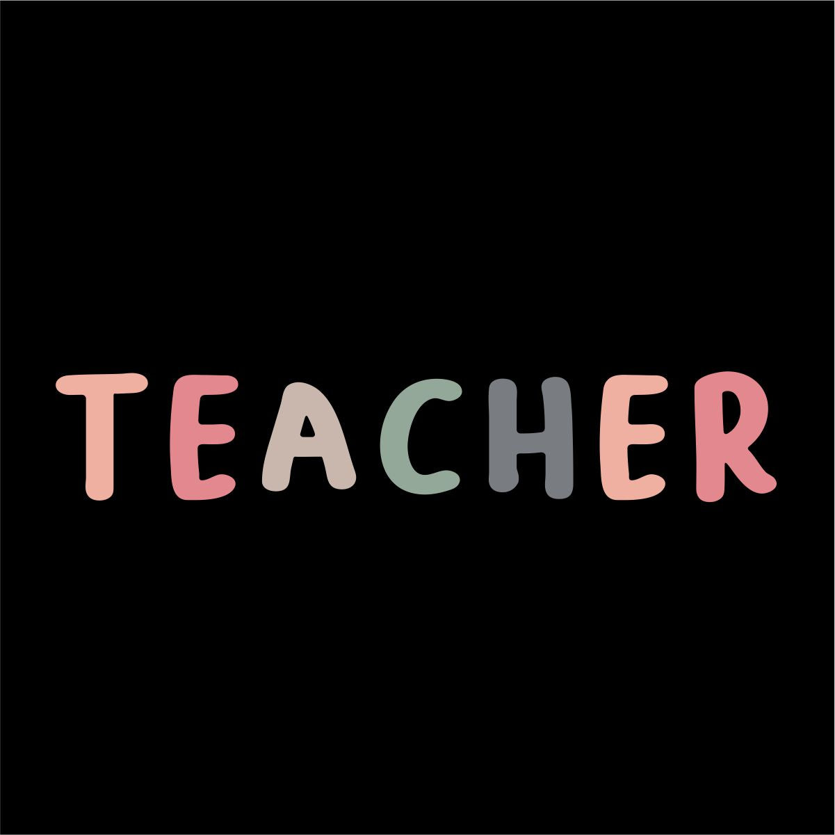 Czarna UNISEX bluza "Teacher" (Wyprodukowany towar)
