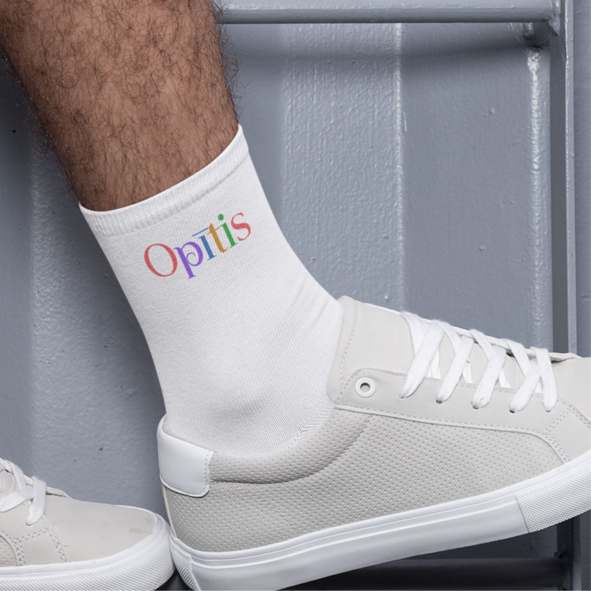 Baltas zeķes "Opītis"