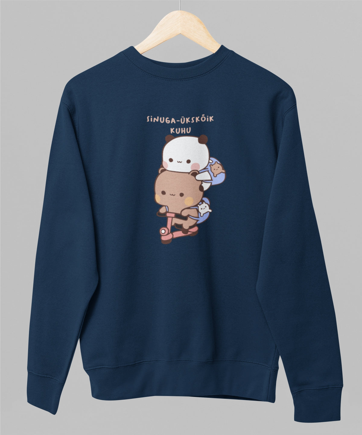 Sinine unisex pusa "Sinuga – ükskõik kuhu"