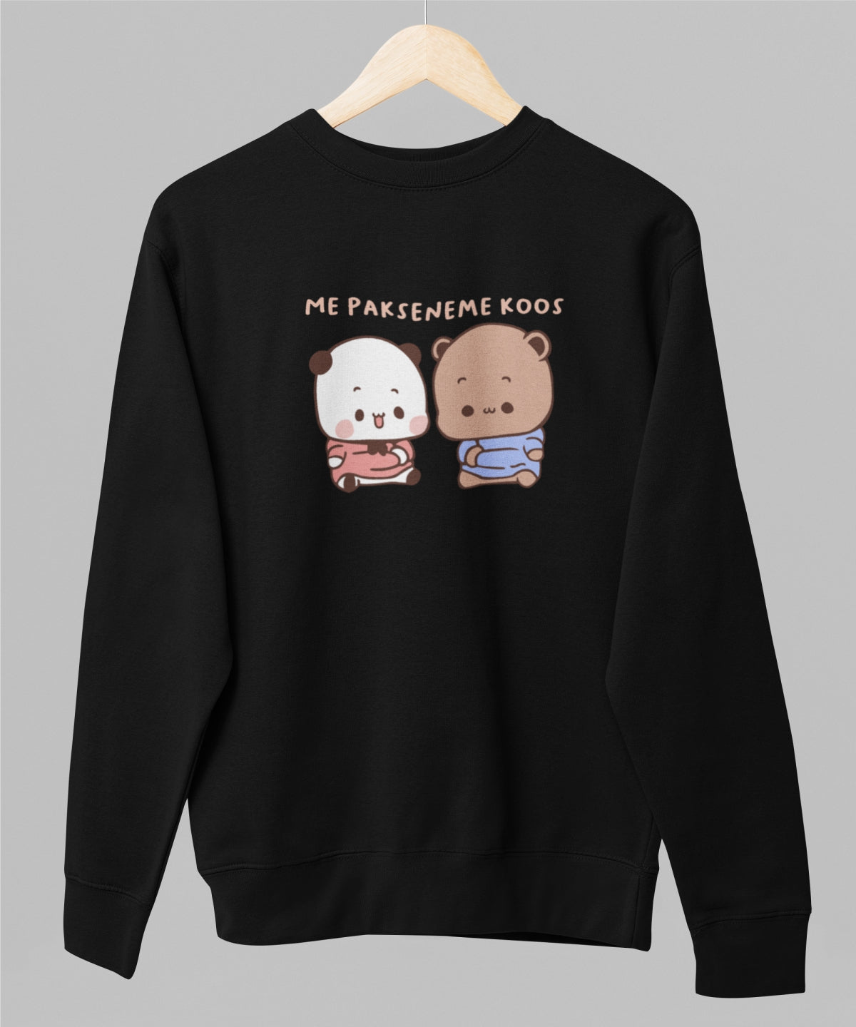 Must unisex pusa "Me pakseneme koos"