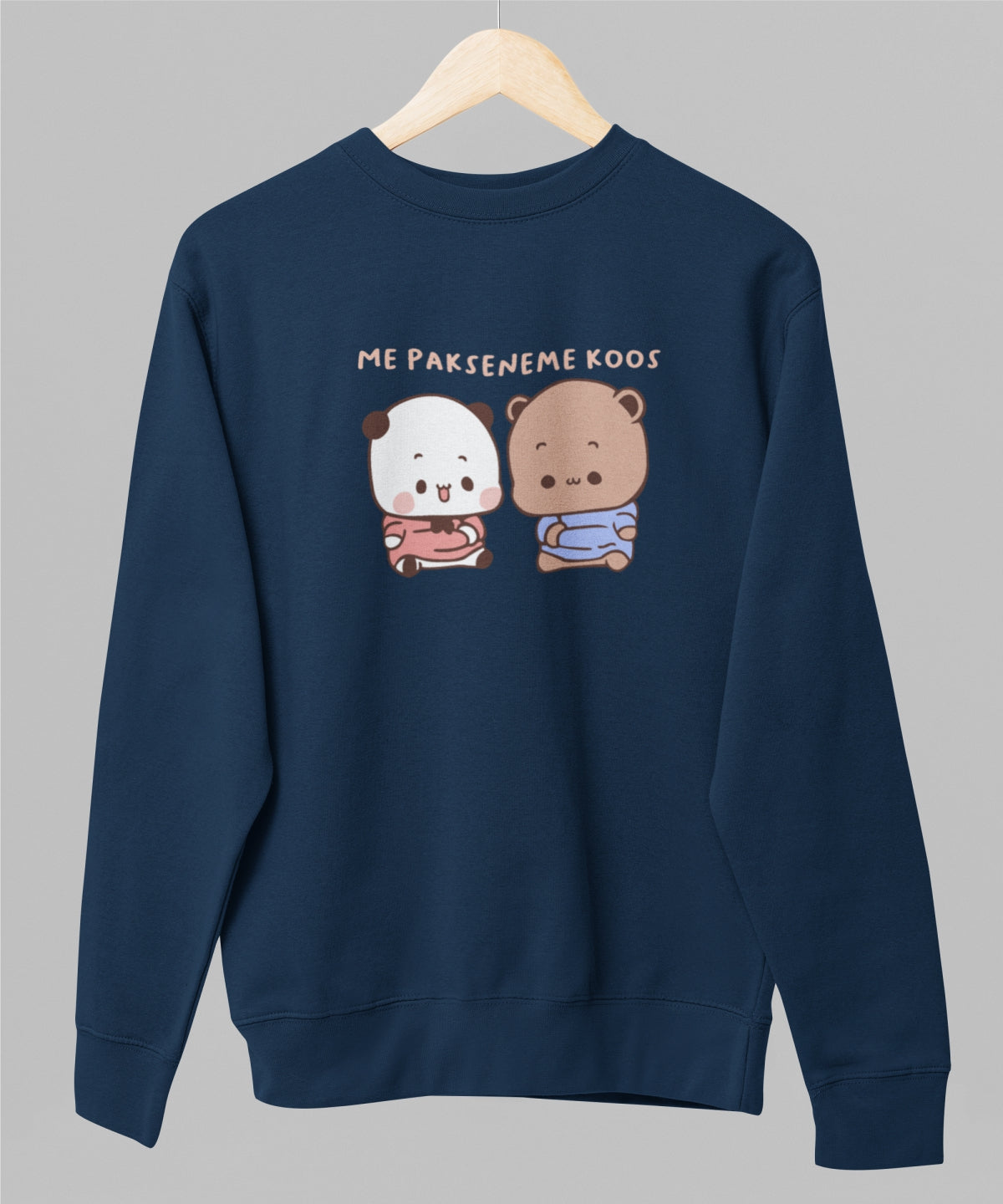 Sinine unisex pusa "Me pakseneme koos"