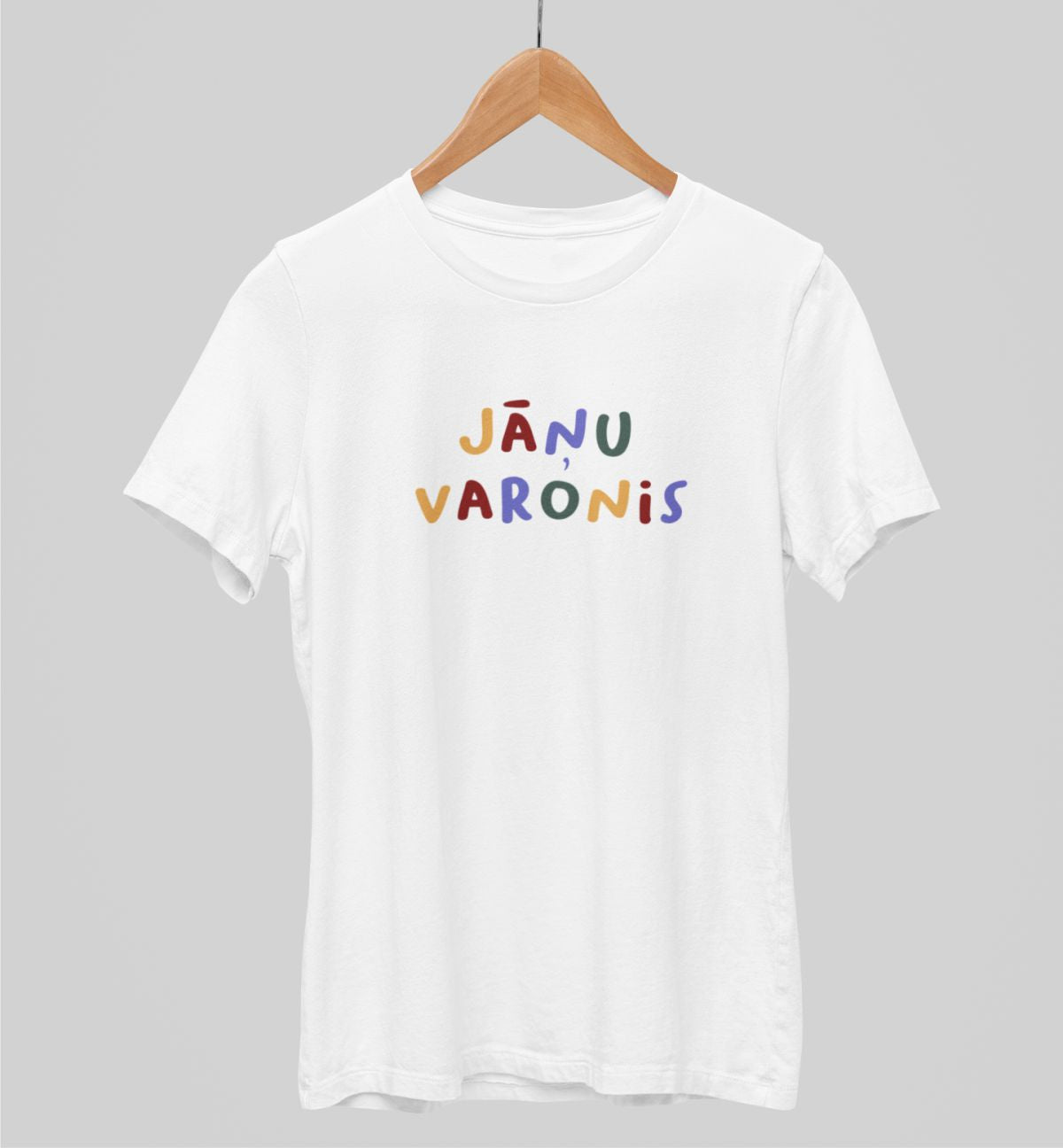 Balti UNISEX krekli "Jāņu Varonis"
