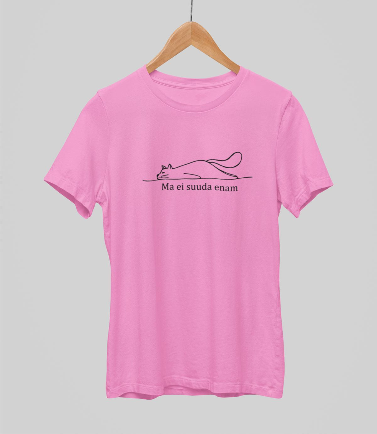 Roosad UNISEX T-särgid "Ma ei suuda enam"