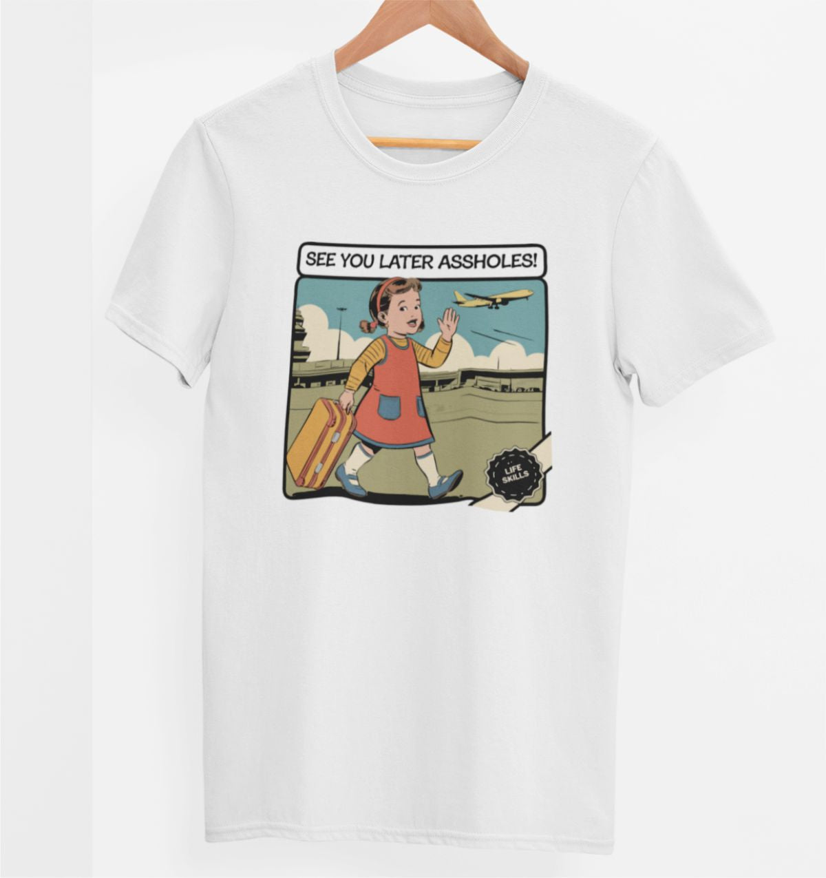 Vit UNISEX T-shirt “See you later”