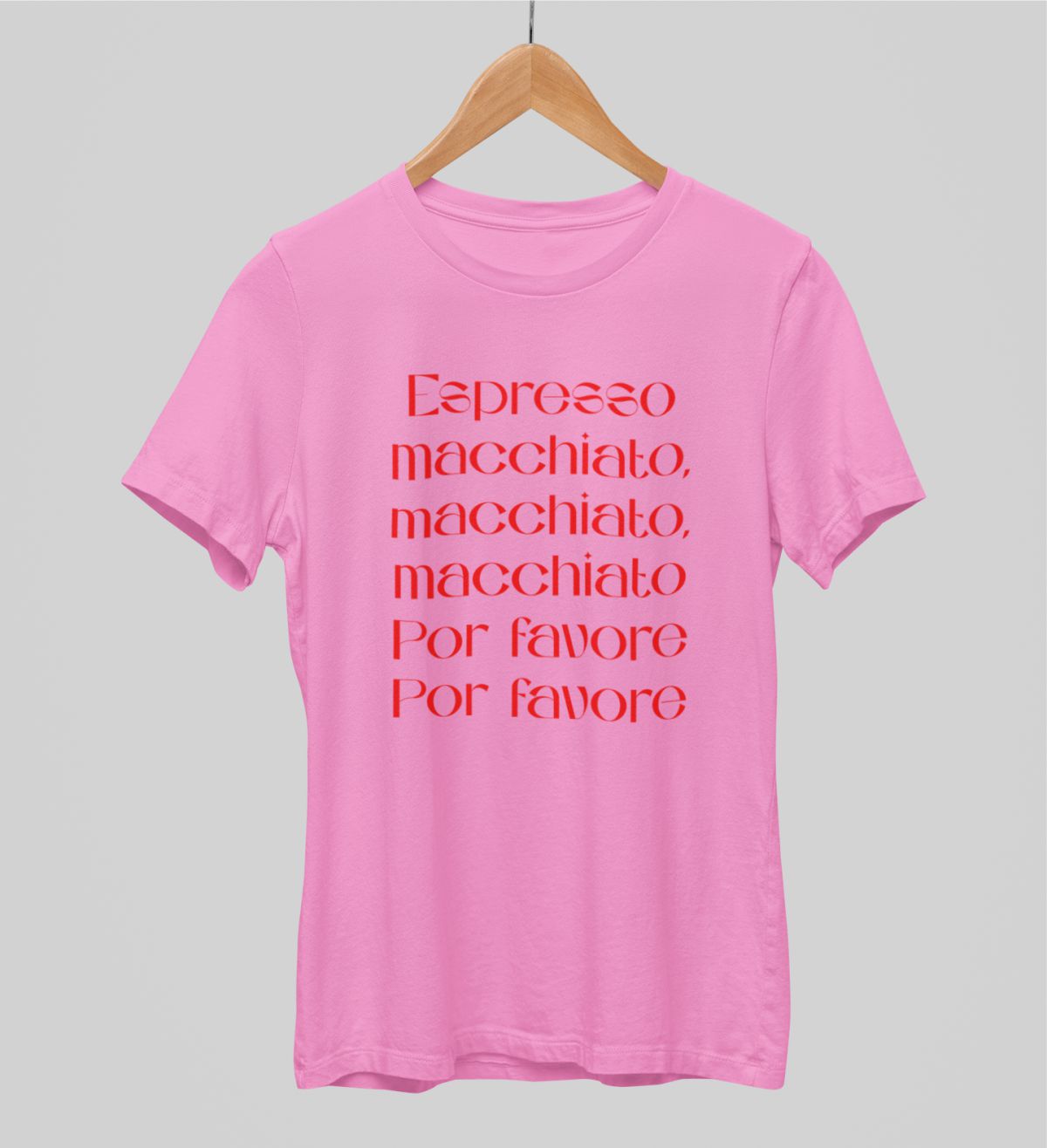 Rozā UNISEX krekli "Espresso"