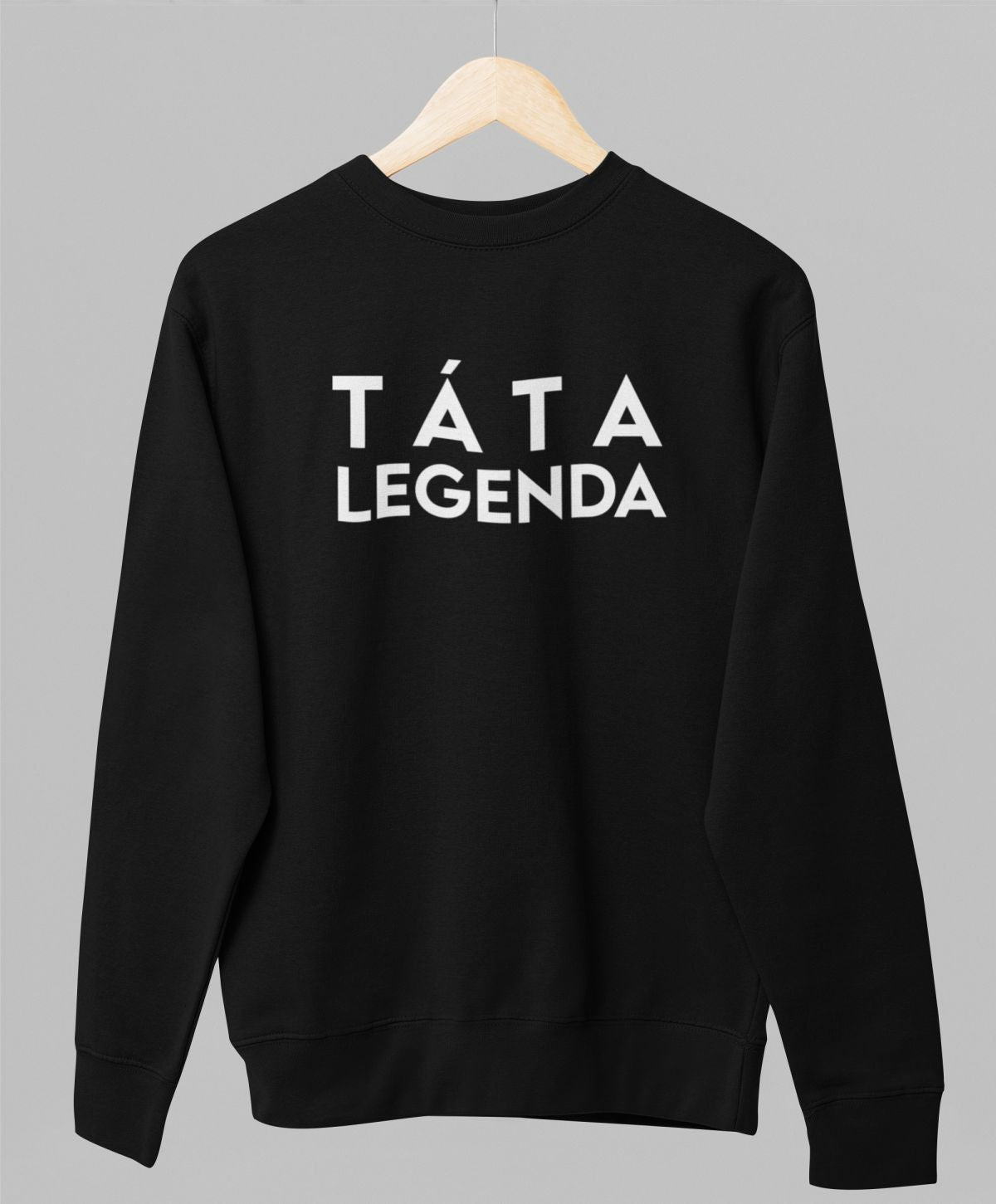 Černá unisex mikina "Táta legenda"