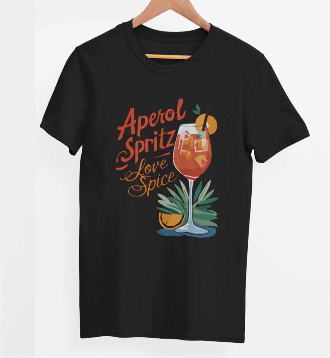 Svart UNISEX T-shirt “Aperol”