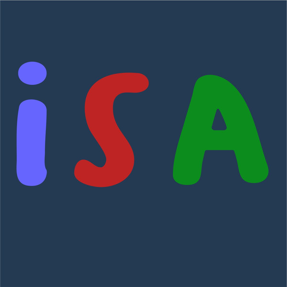 Tumesinine pusaer ilma kapuutsita "ISA"