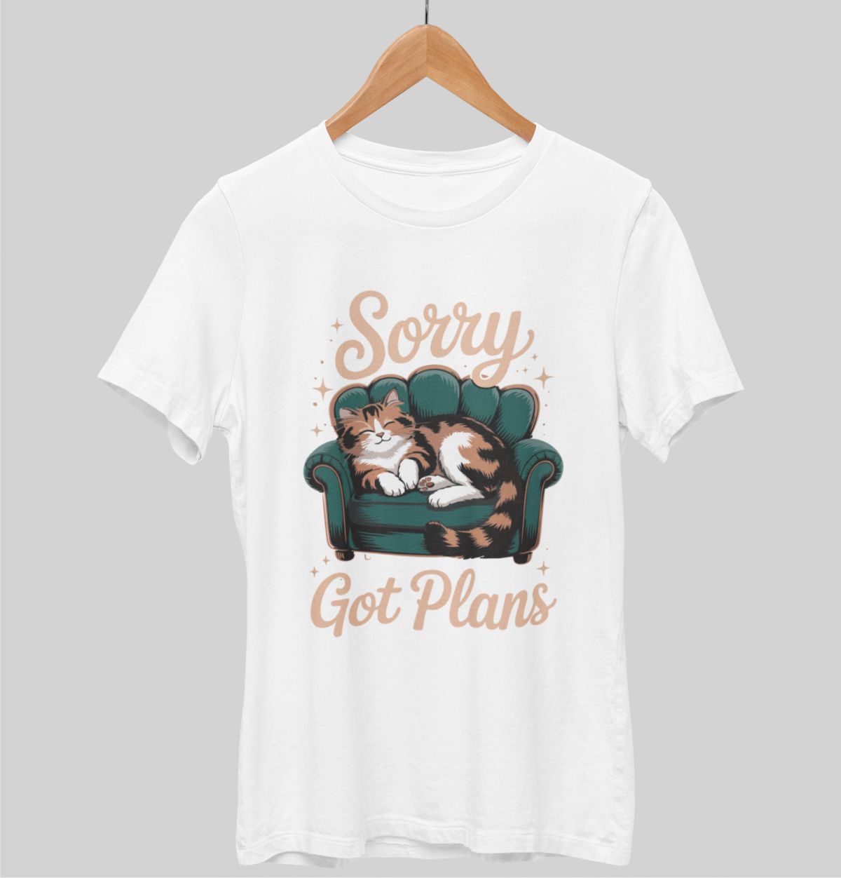 Vit UNISEX T-shirt Sorry Got Plans