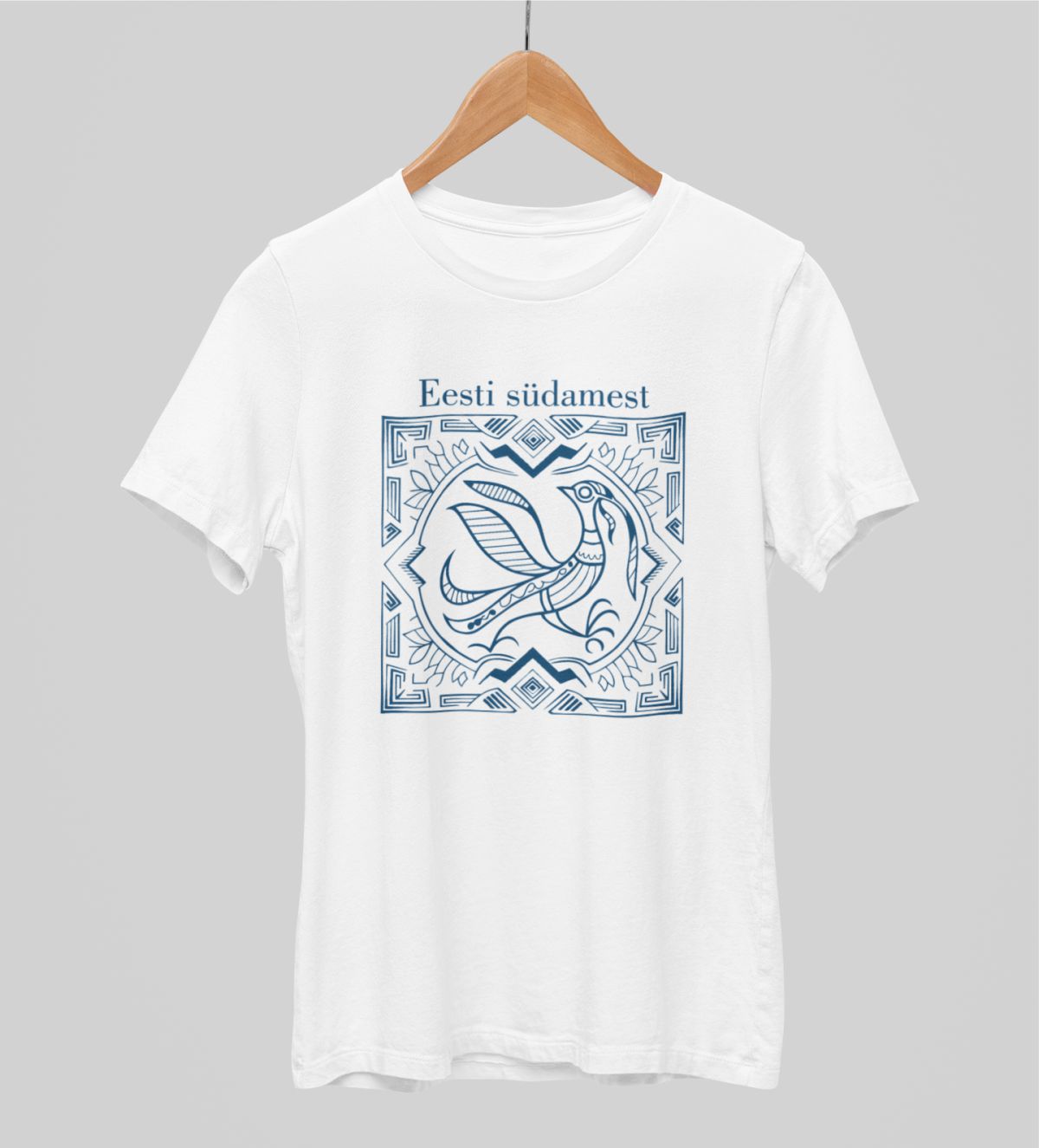 Valged UNISEX T-särgid "Eesti südamest"