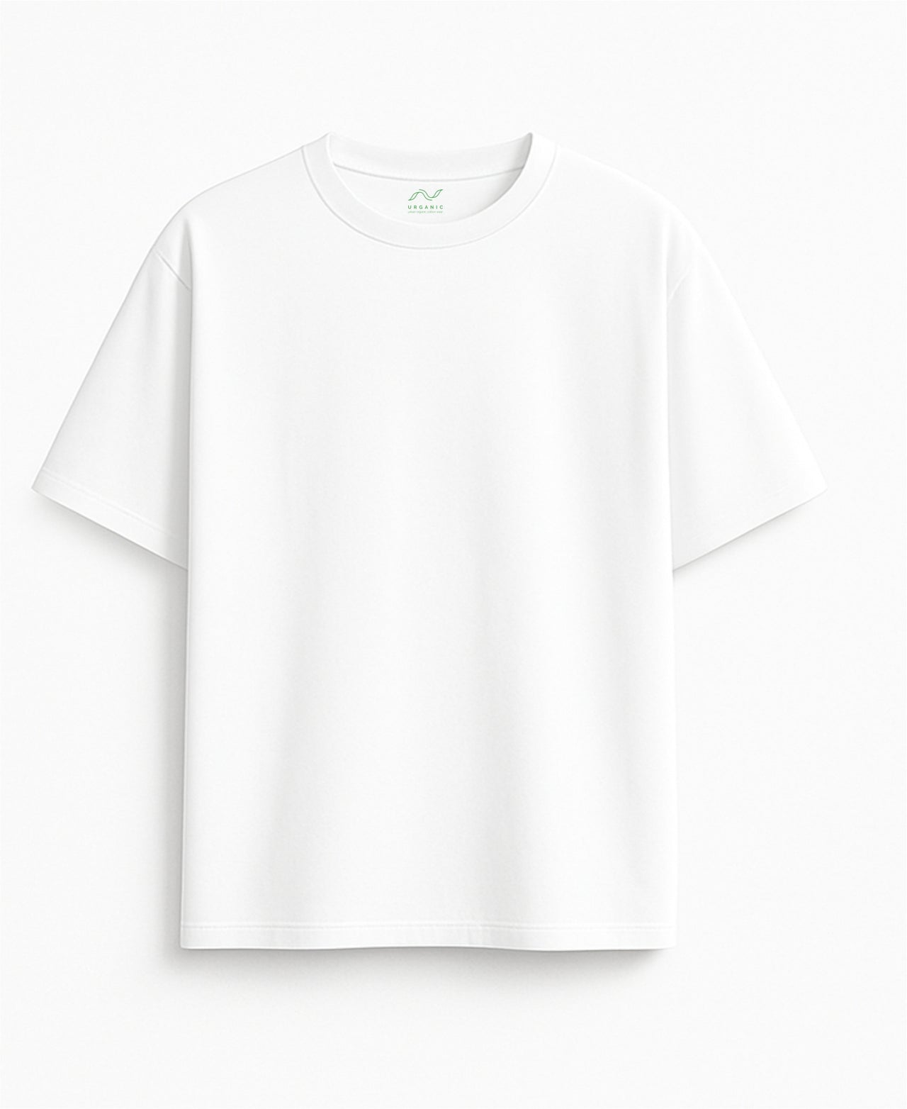 Oversized white T-shirt "Purrr club"