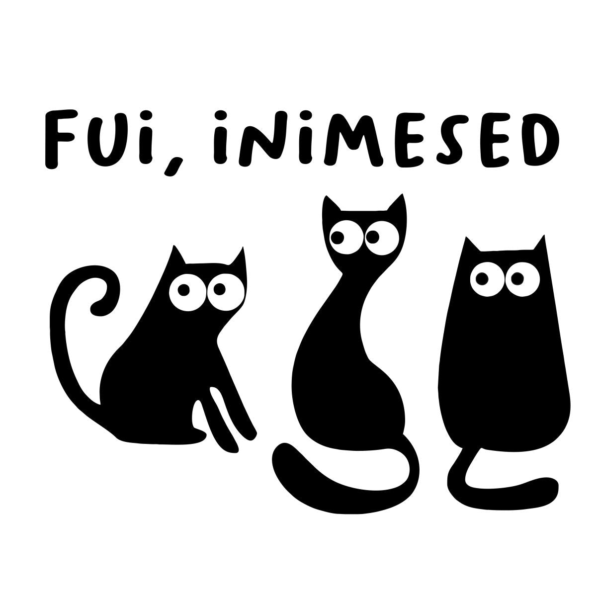 Valged UNISEX T-särgid "Fui, inimesed"