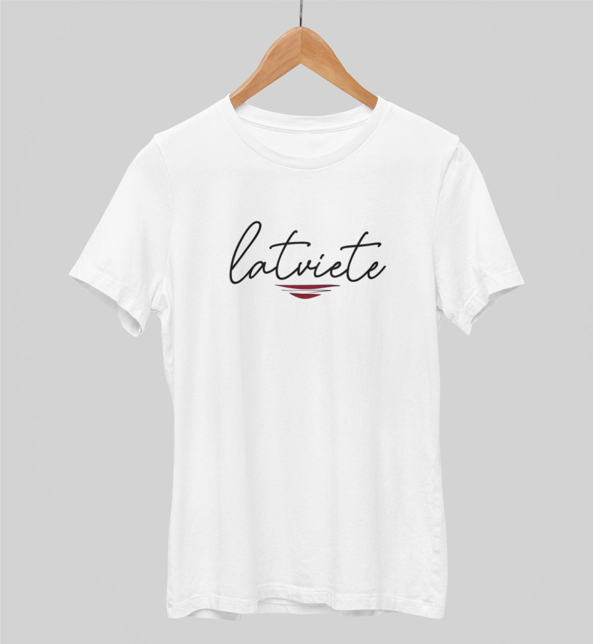 Balti UNISEX krekli "Es esmu latviete"