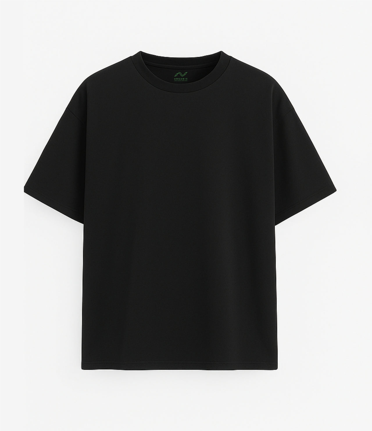 Oversized black T-shirt "Purrr club"