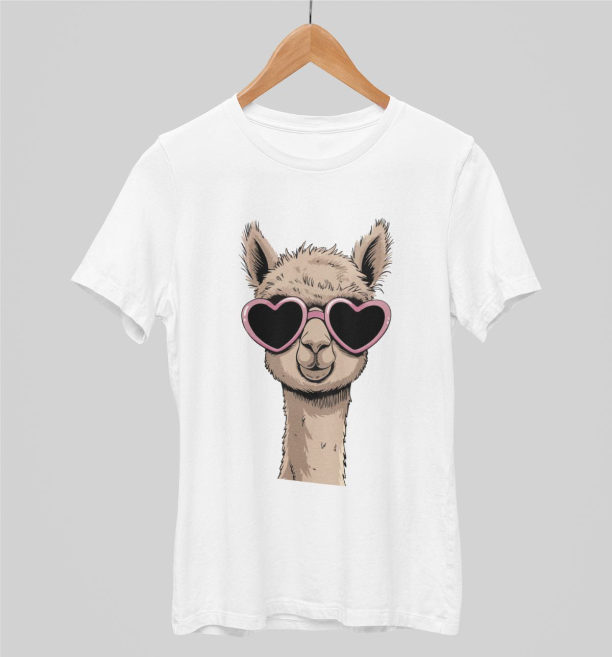 Balti UNISEX krekli "Forša alpaka"