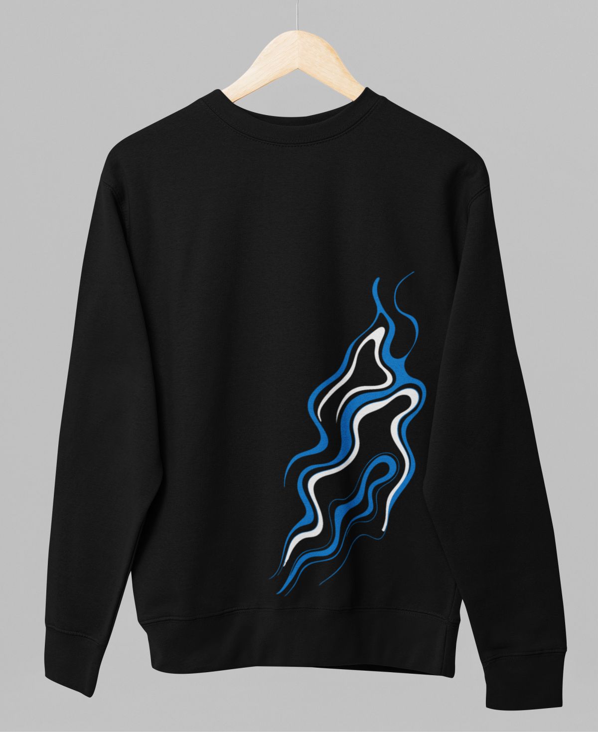 Must unisex pusa "Eesti tuli"