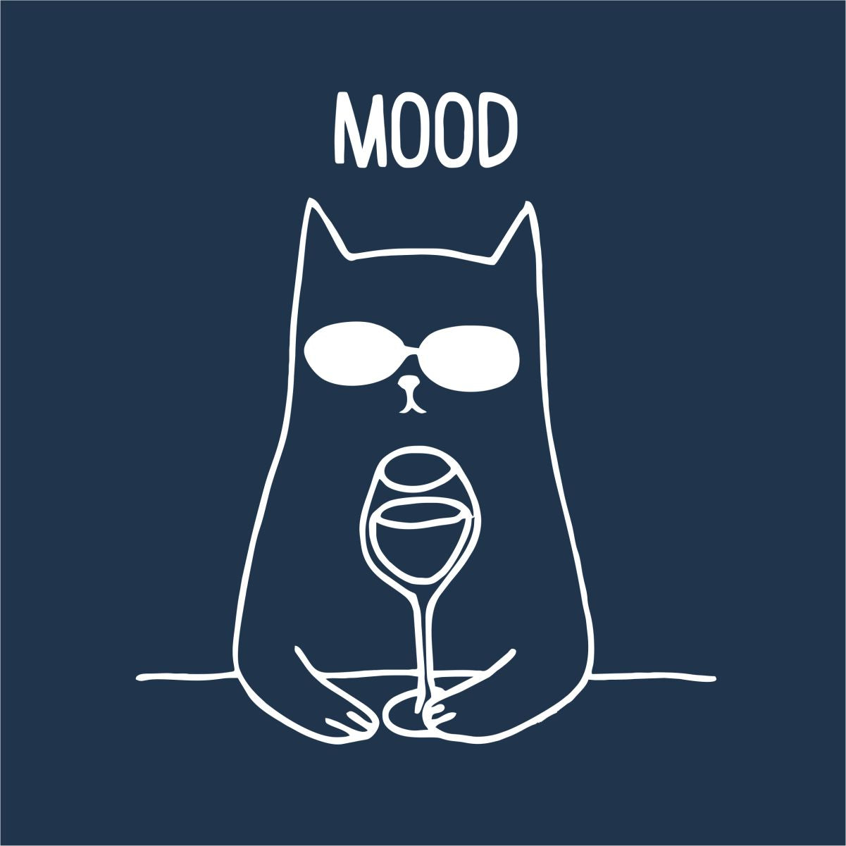 Zils UNISEX džemperis bez kapuces "Mood"