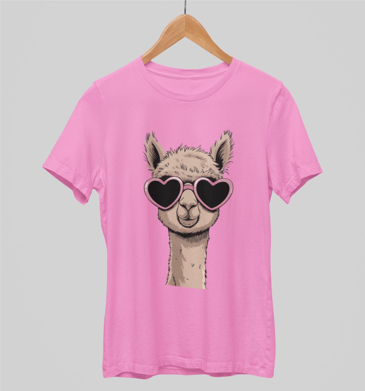 Rozā UNISEX krekli "Forša alpaka"