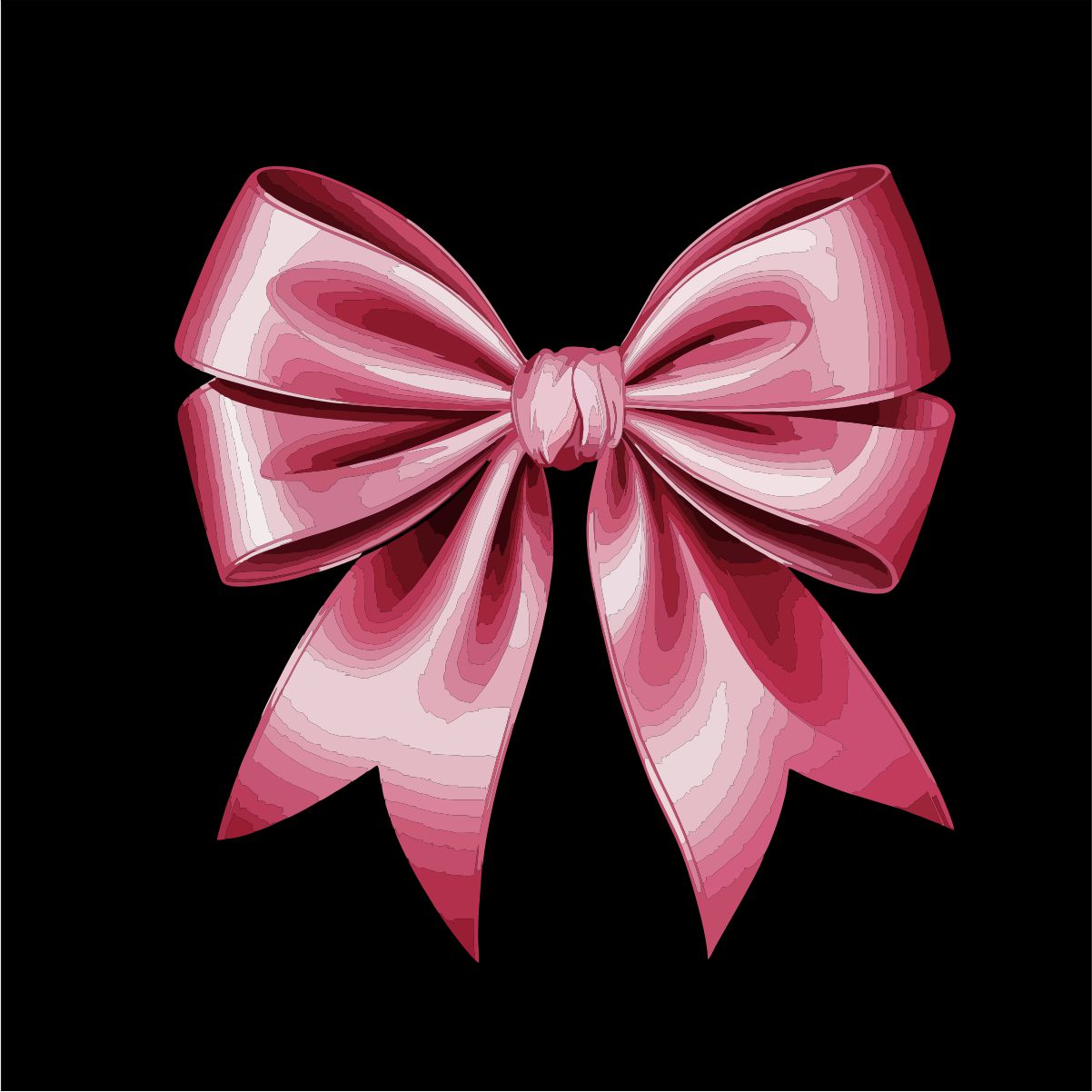 Svart UNISEX T-shirt “Schleife”