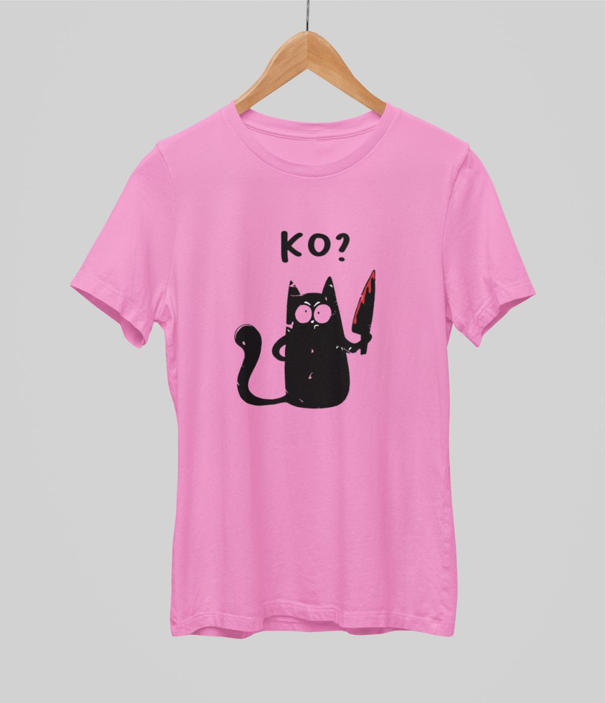 Rozā UNISEX krekli "Ko?"