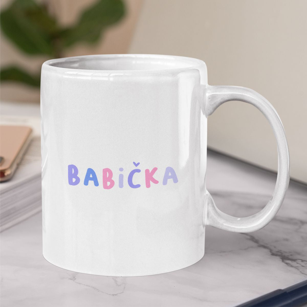 Pohár "Barevná babička"