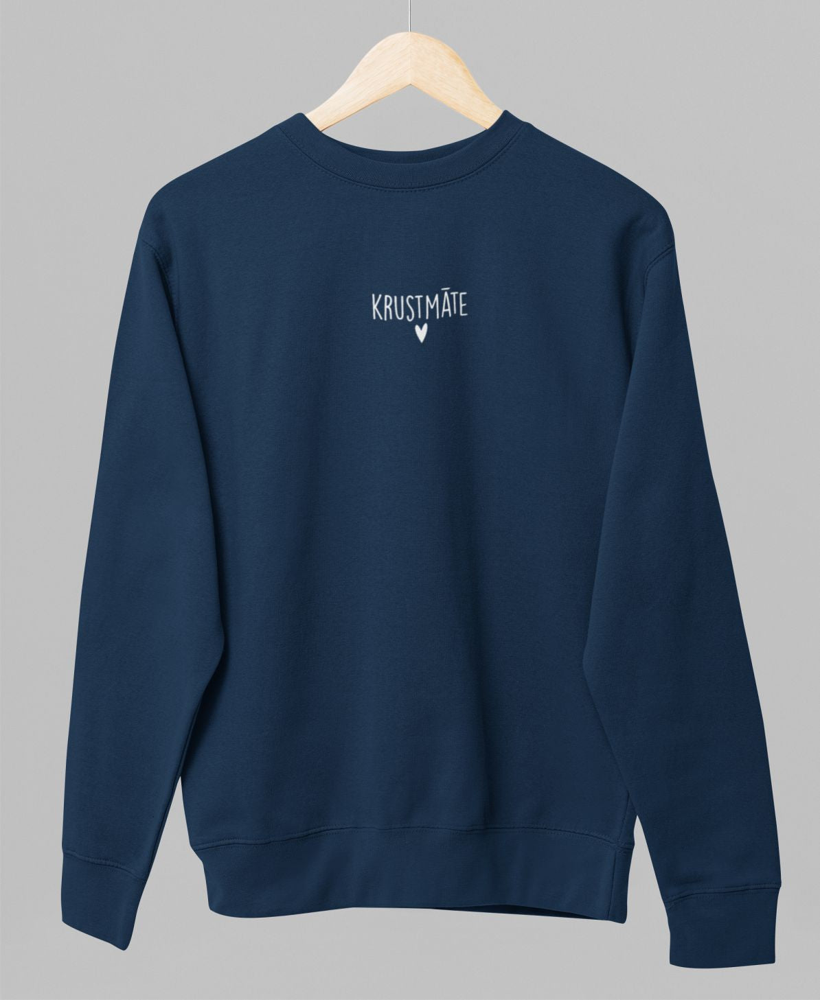 Zils UNISEX džemperis bez kapuces "Krustmāte"